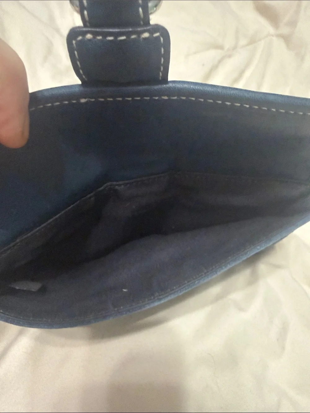 Vintage Y2K coach suede wristlet